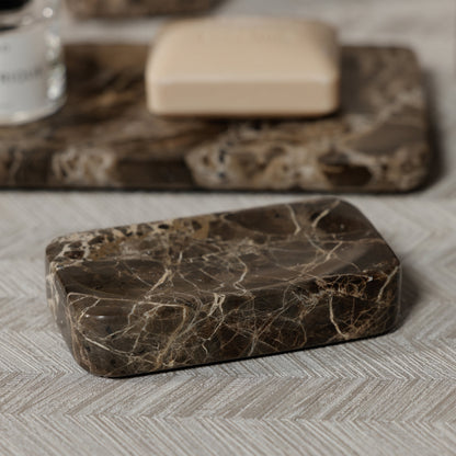 Marrón Emperador Marble Bath Collection