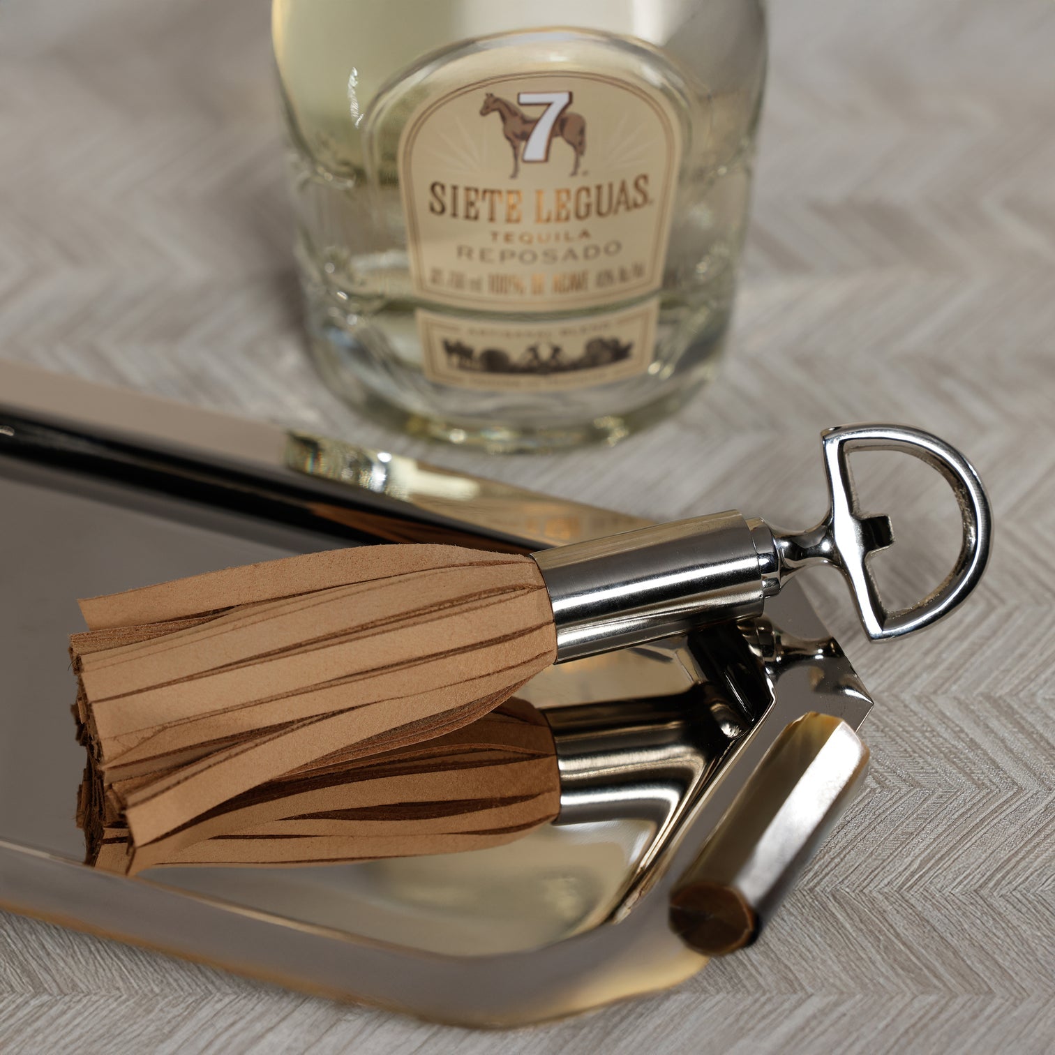 Royal Leather Tassel Bottle Opener, Set of 2 - Barware by Carlyle Avenue