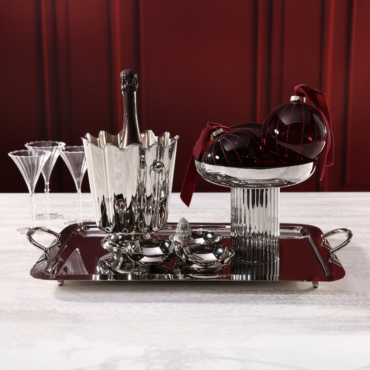 Acorn Trio Condiment Bowl