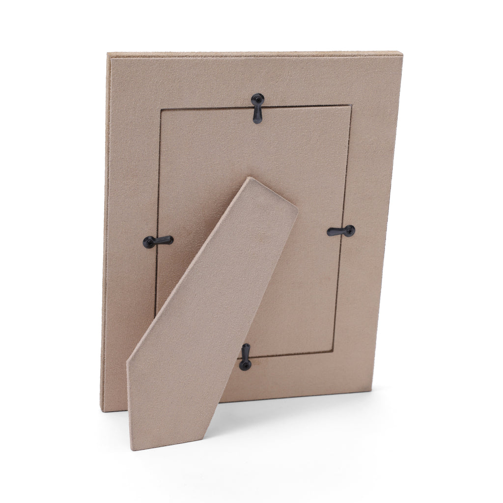 Saint-Gervais Suede Leather Photo Frame