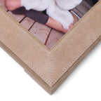 Saint-Gervais Suede Leather Photo Frame
