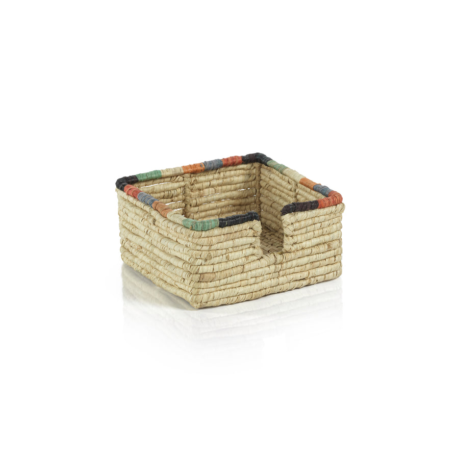 Tropezina Coiled Raffia Napkin Holder