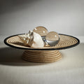 Martigues Coiled Abaca Footed Tray - Decorative Bowls by Carlyle Avenue