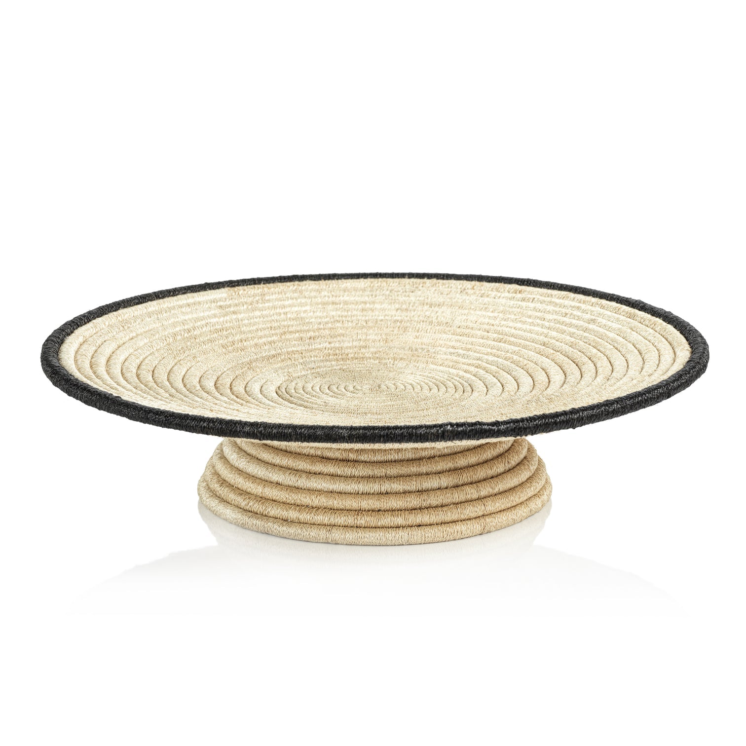 Martigues Coiled Abaca Footed Tray