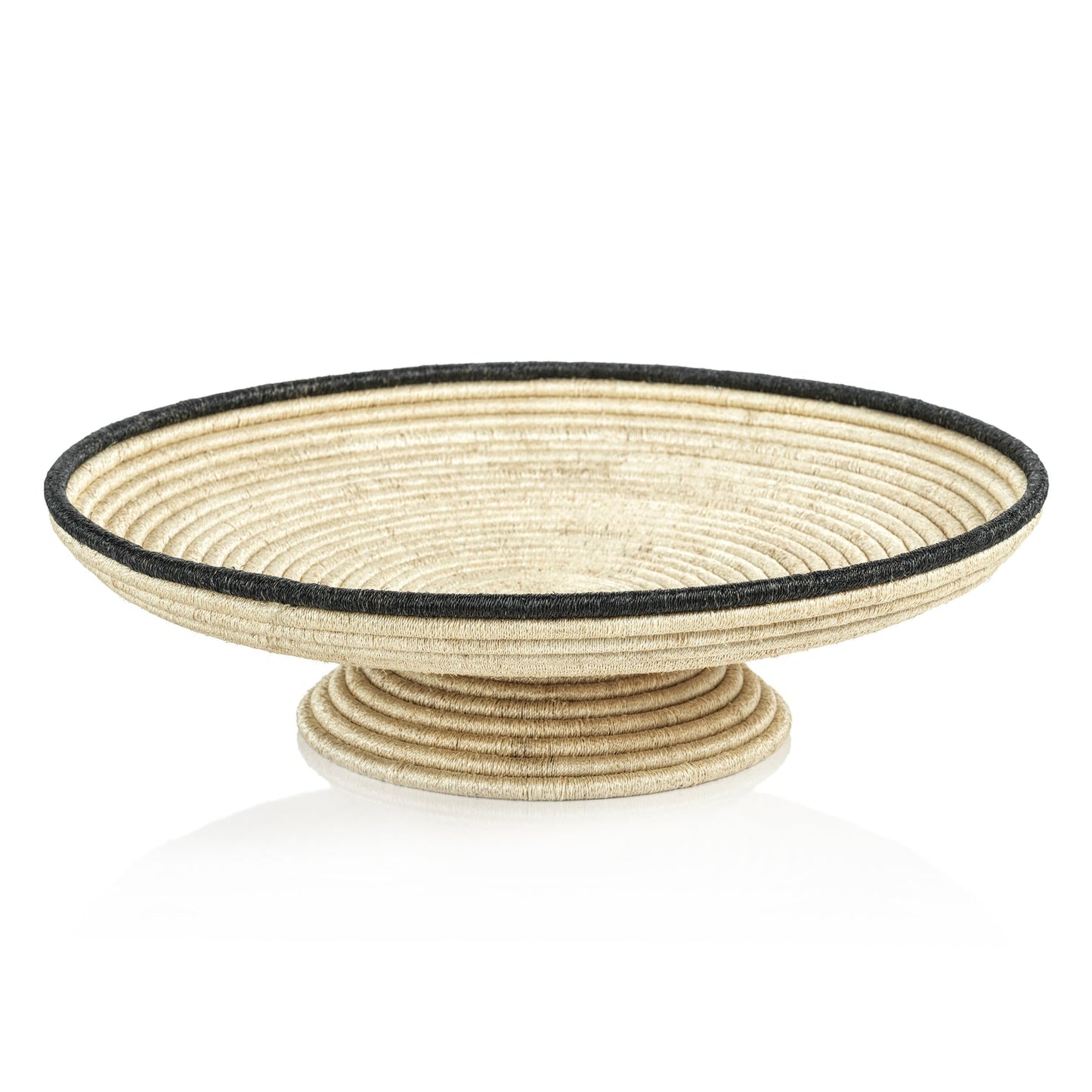 Martigues Coiled Abaca Footed Bowl