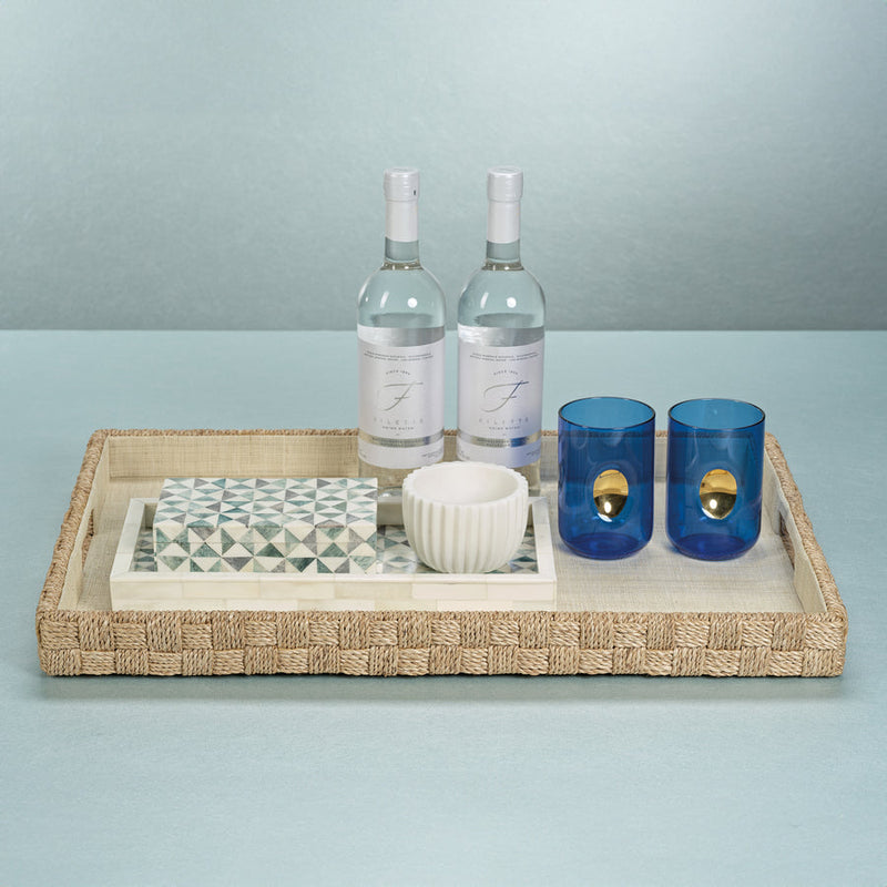Abaca Rope Serving Tray - Tray by Carlyle Avenue