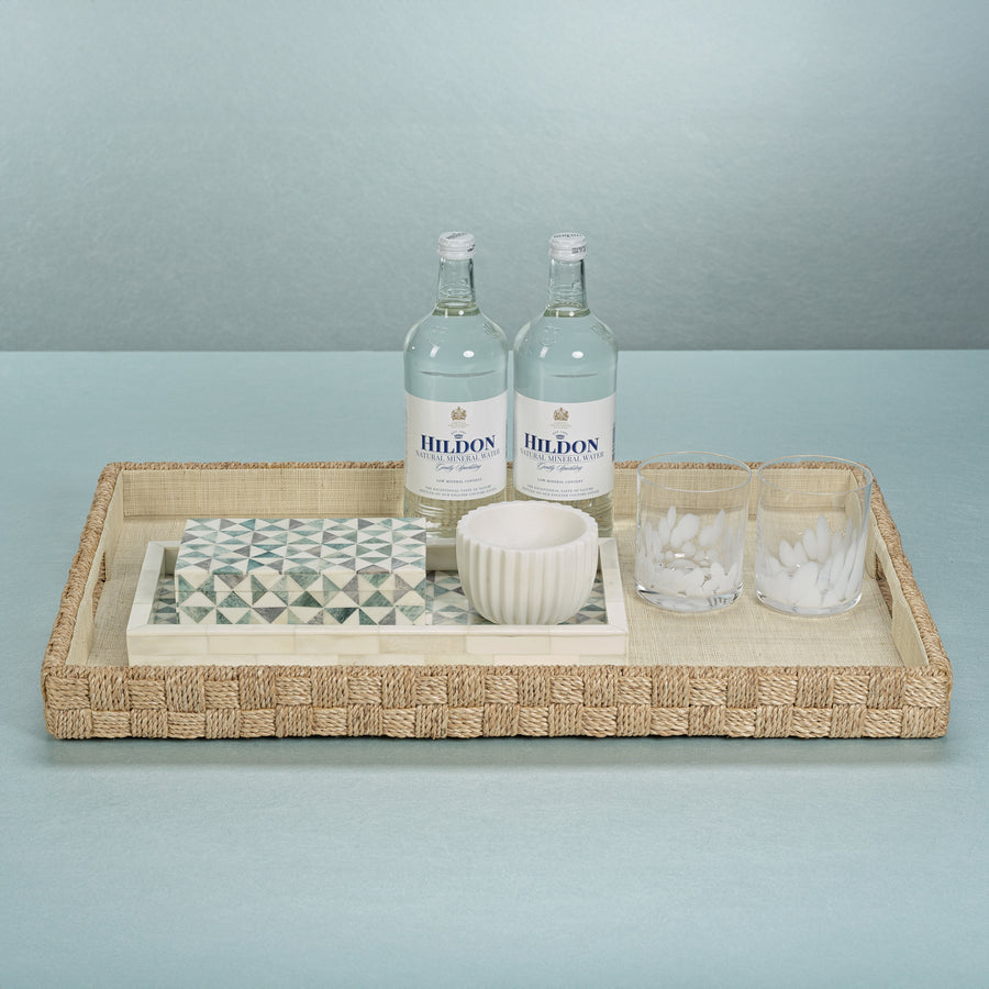 Abaca Rope Serving Tray - Tray by Carlyle Avenue
