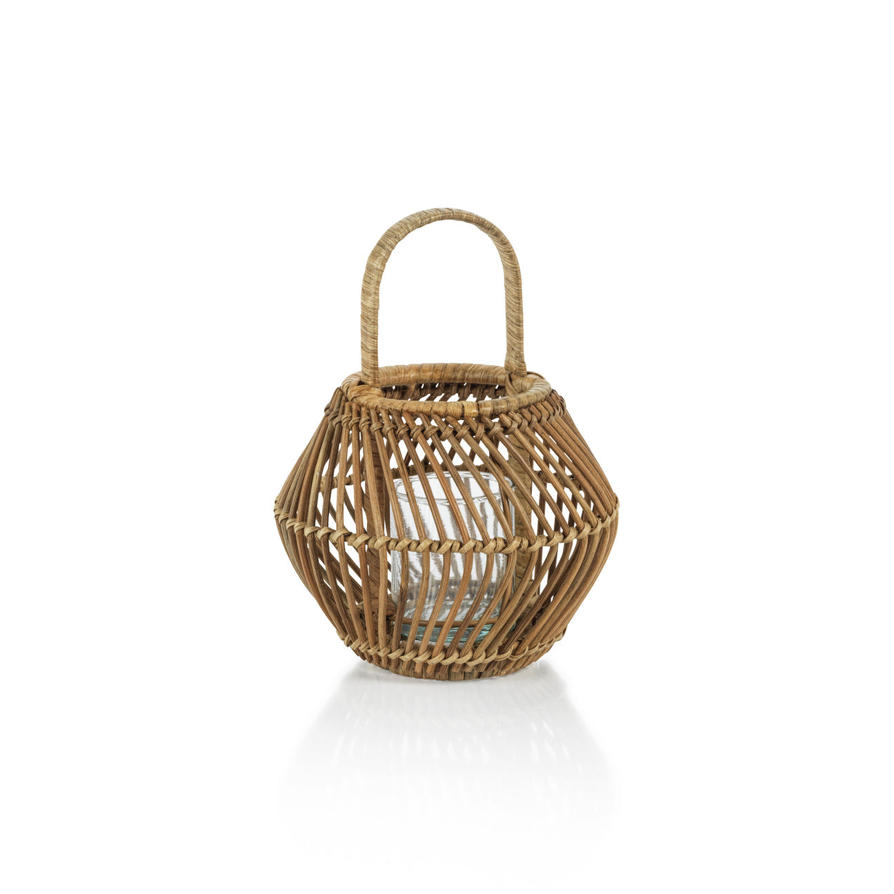 Portofino Rattan Woven Lantern