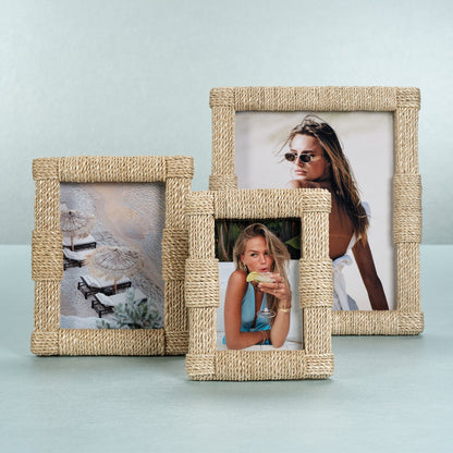 Abaca Rope Photo Frame - Picture Frames by Carlyle Avenue