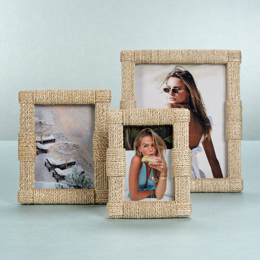 Abaca Rope Photo Frame