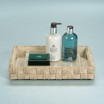 Abaca Rope Serving Tray - Small - Decorative Trays by Carlyle Avenue