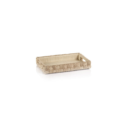 Abaca Rope Serving Tray - Small - Decorative Trays by Carlyle Avenue