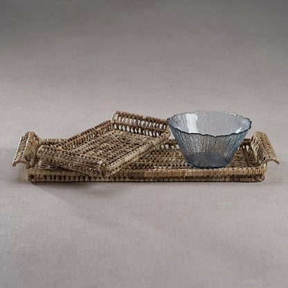 Natural Pandan Essentials Tray - Trays by Carlyle Avenue