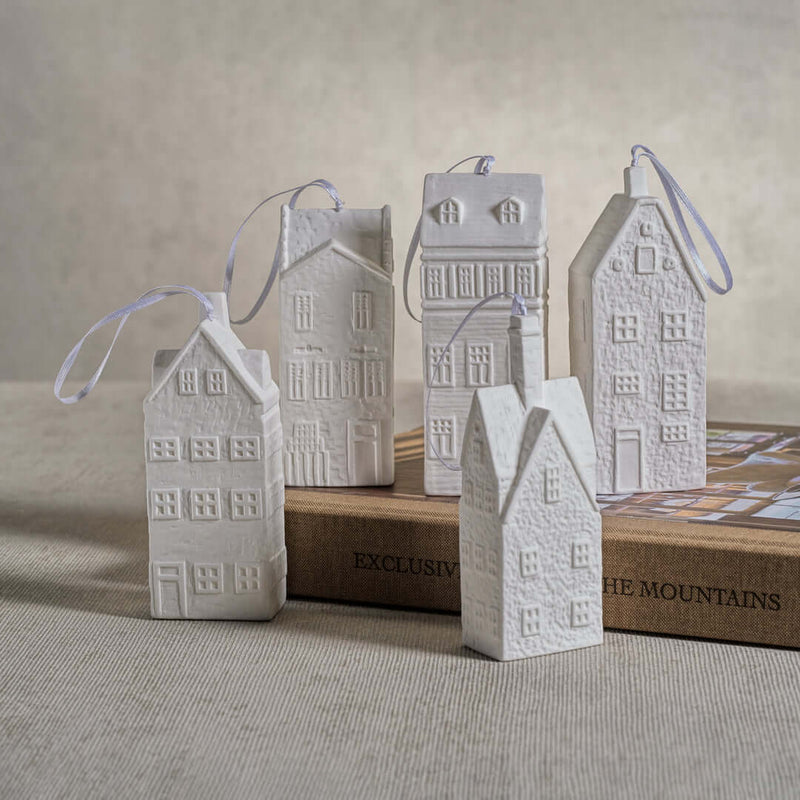 Dutch Canal House Ornaments (single) - Holiday Ornaments by Carlyle Avenue