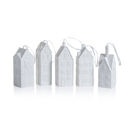 Dutch Canal House Ornaments (single) - Holiday Ornaments by Carlyle Avenue