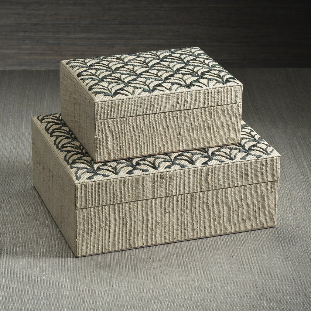 Canaria Petals Natural Fiber Raffia Box - Decorative Accessories by Carlyle Avenue