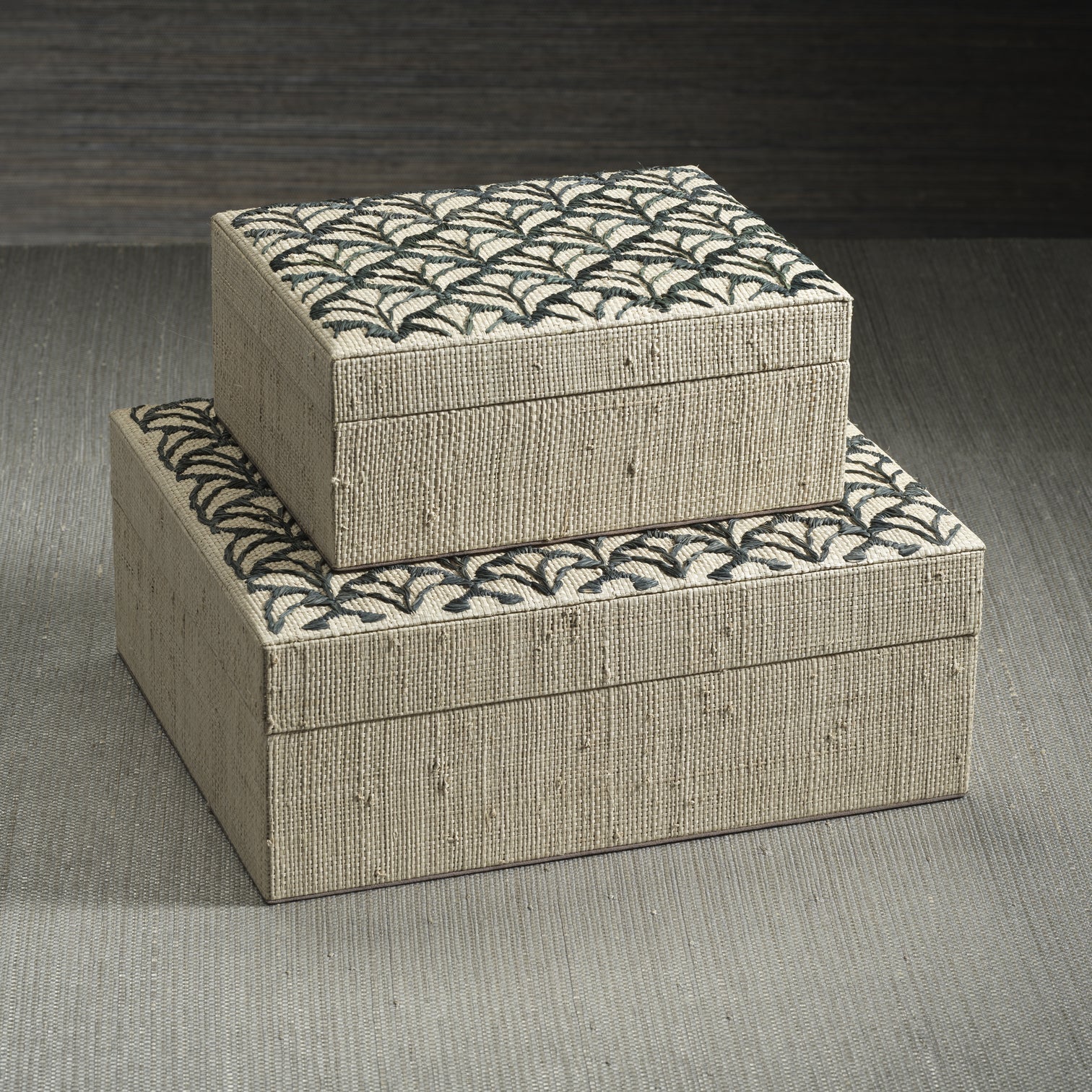 Canaria Petals Natural Fiber Raffia Box - Decorative Accessories by Carlyle Avenue