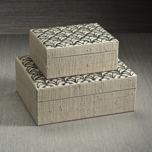 Canaria Petals Natural Fiber Raffia Box