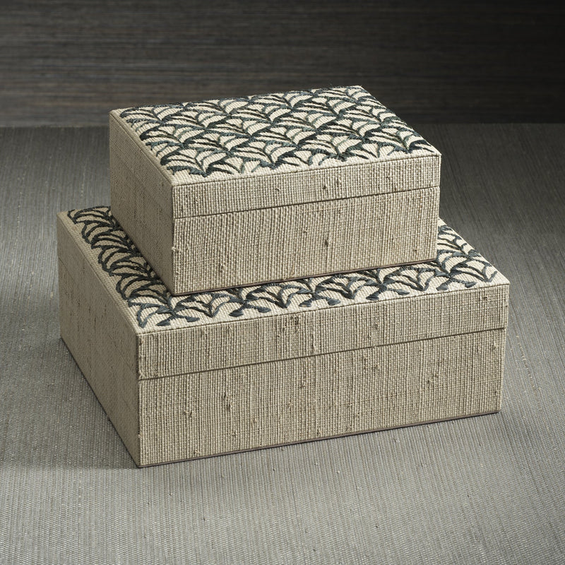 Canaria Petals Natural Fiber Raffia Box - Decorative Accessories by Carlyle Avenue