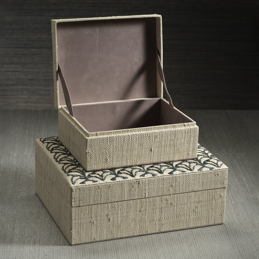 Canaria Petals Natural Fiber Raffia Box - Decorative Accessories by Carlyle Avenue