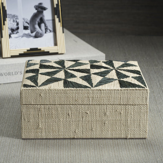 Tenerife Natural Fiber Raffia Box