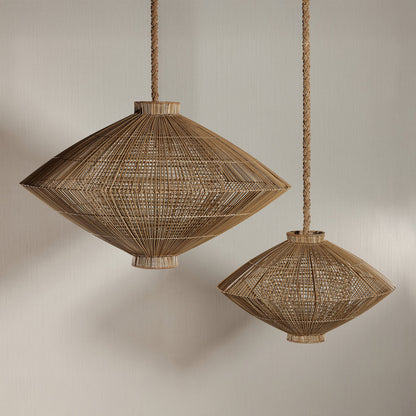 Solara Woven Buri Pendant