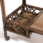 The Riviera Rattan Bar Cart