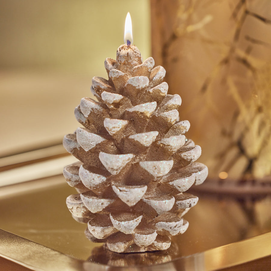 Pine Cone Candle