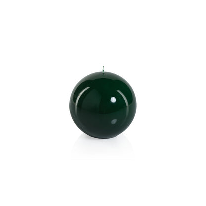 Lacquer Ball Candle - Dark Green - Candles by Carlyle Avenue