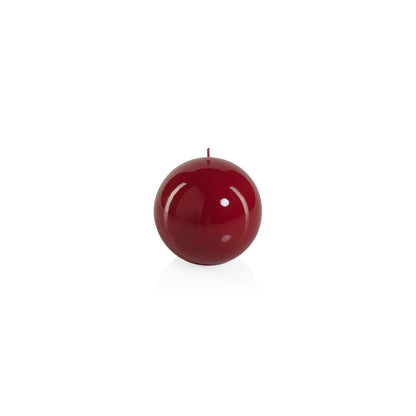 Lacquer Ball Candle - Red - Candles by Carlyle Avenue