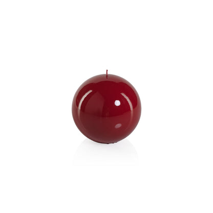 Lacquer Ball Candle - Red - Candles by Carlyle Avenue