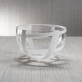Opaline Whispers Clear Glass Bowl -  by Carlyle Avenue