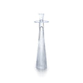 Tall Ribbed Glass Taper Holder - Candle Holders by Carlyle Avenue
