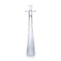 Tall Ribbed Glass Taper Holder - Candle Holders by Carlyle Avenue