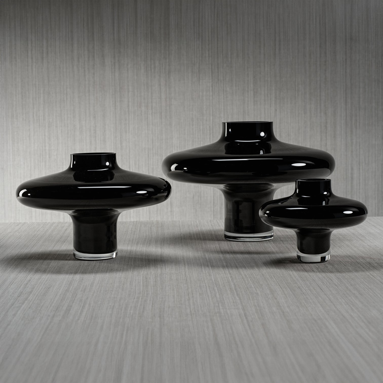 Onyx Opal Handmade Black Glass Vase - Vases by Carlyle Avenue