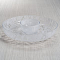 White Opal Chip & Dip Set - Bowls, Trays by Carlyle Avenue
