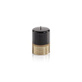 Metallic Candle - Black with Gold - Candles by Carlyle Avenue