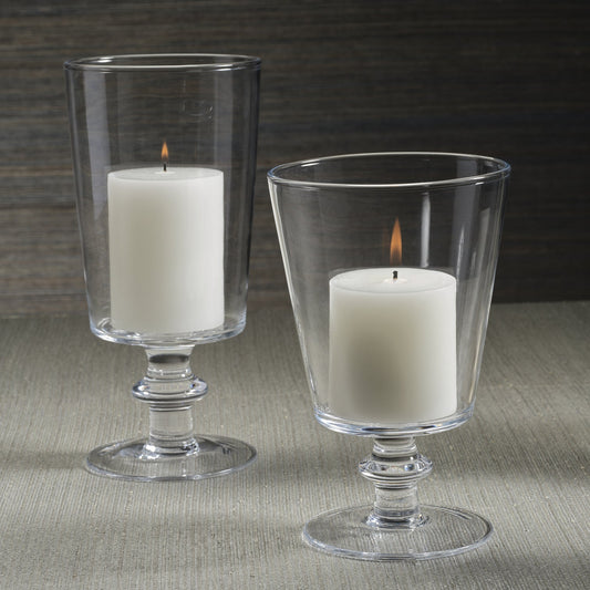 Palmilla Mouth Blown Glass Vase / Hurricane - Vases by Carlyle Avenue