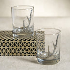 Davos Glassware with Pewter Antler Collection - Glassware by Carlyle Avenue