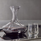Davos Glass Wine Decanter with Pewter Antler - Decanter by Carlyle Avenue
