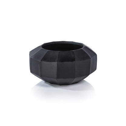 Sukhothai Mango Wood Vase - Black - Vases by Carlyle Avenue