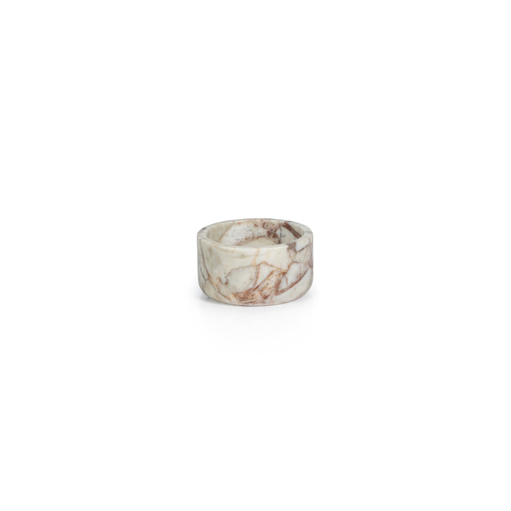 Rosso Verona Matte Marble Bowl / Wine Coaster - Bowls by Carlyle Avenue