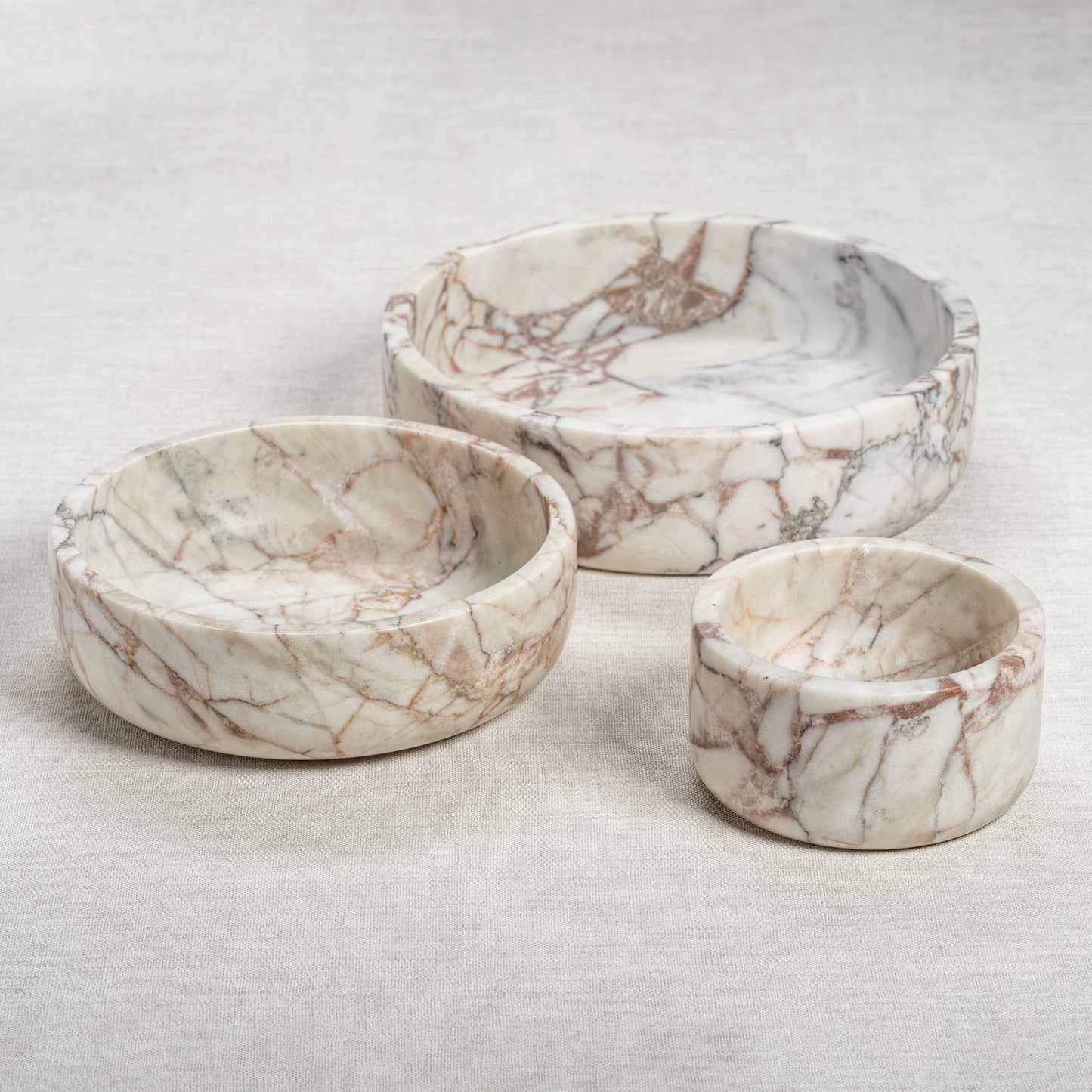 Rosso Verona Matte Marble Bowl