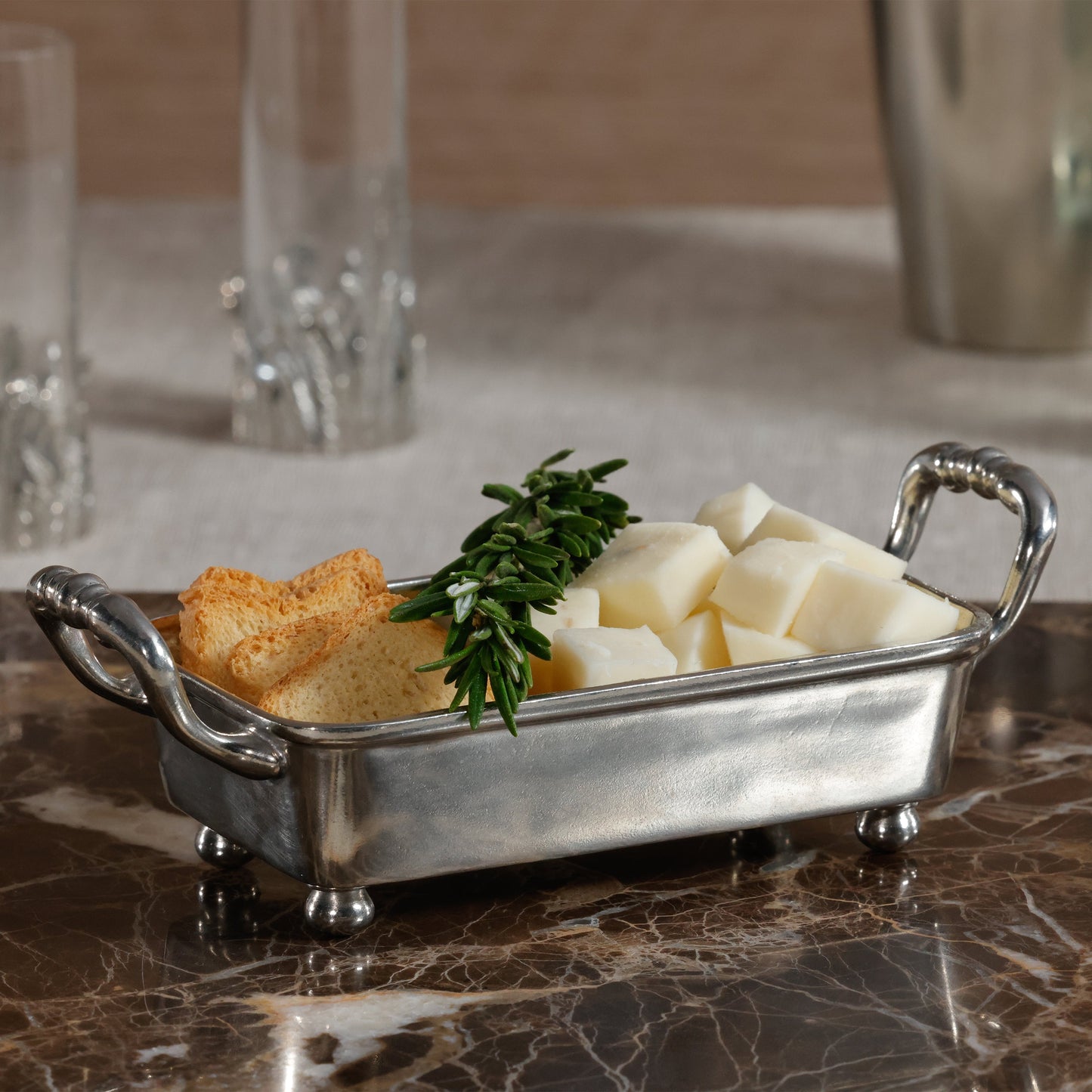 St. Anton Pewter Olive / Condiment Tray