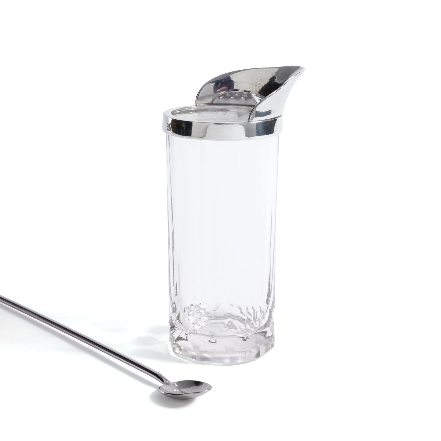 St. Anton Pewter and Glass Cocktail Shaker with Stirrer