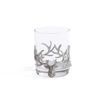 St. Anton Pewter and Glass Rocks Glass - Glassware by Carlyle Avenue