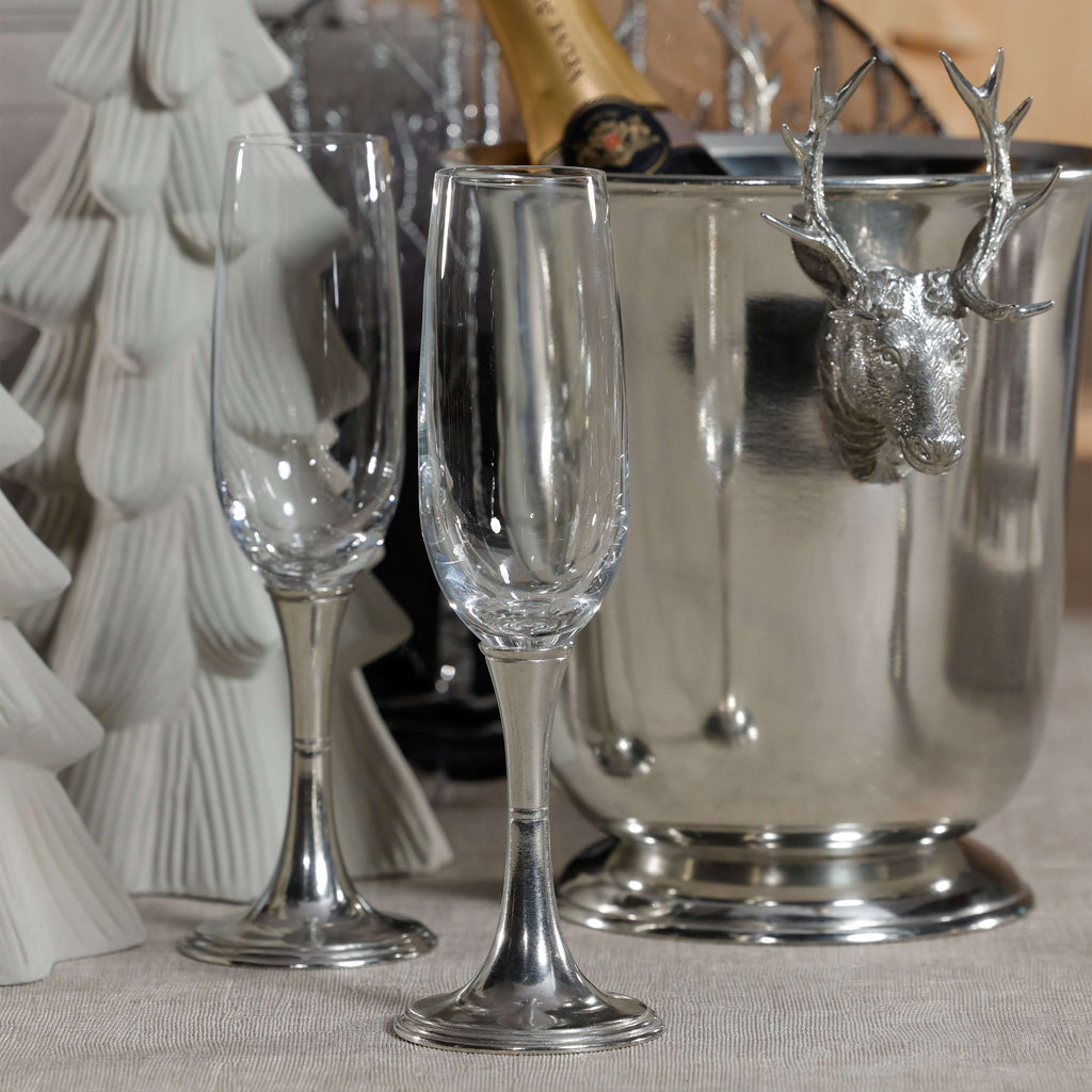 St. Moritz Pewter Champagne, Wine Cooler / Ice Bucket - Ice Bucket by Carlyle Avenue