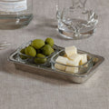 St. Moritz Pewter and Glass Double Condiment Set - Serveware by Carlyle Avenue