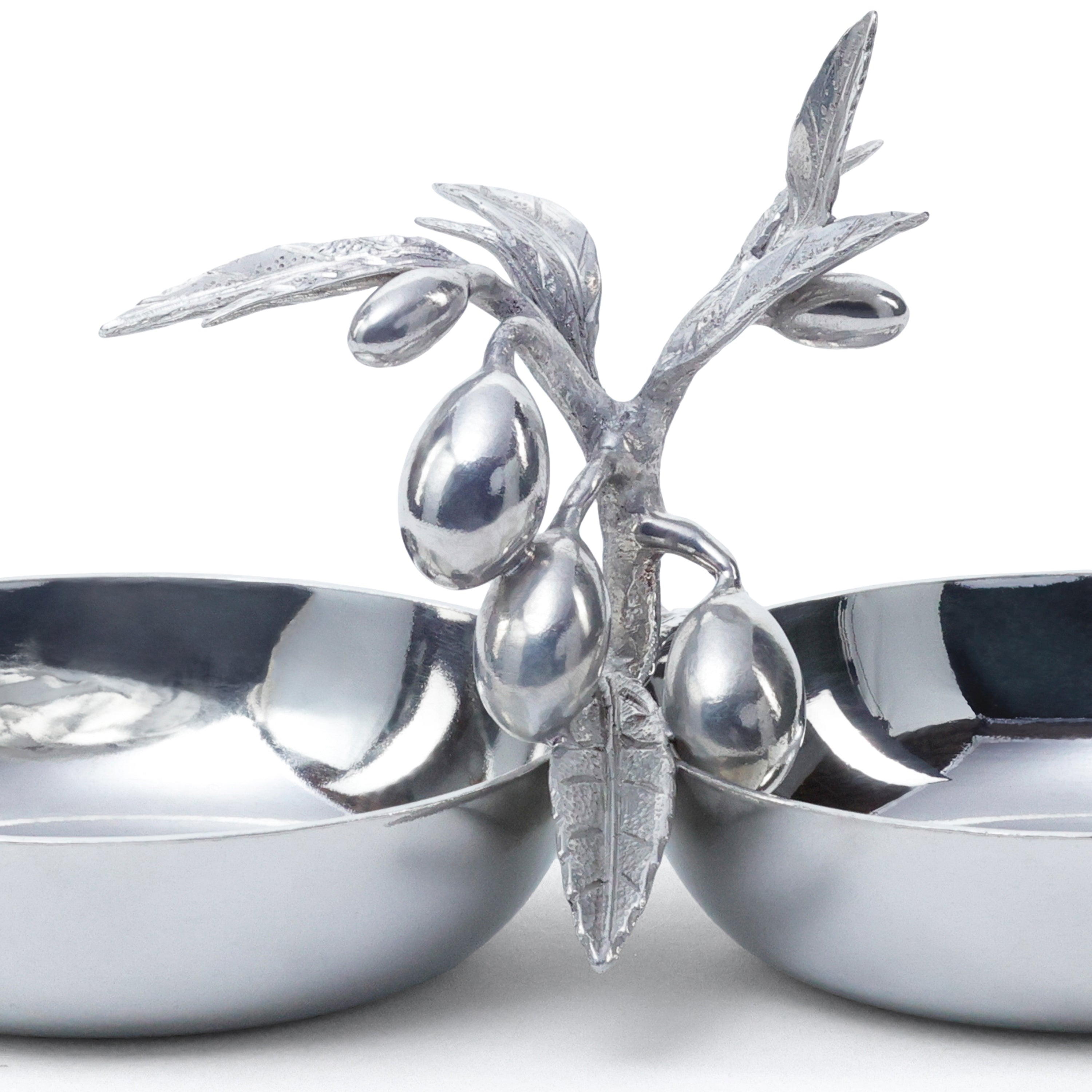 St. Anton Pewter Double Condiment Set