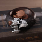 St. Anton Wood Nut Bowl w/Pewter Squirrel
